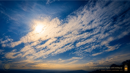 An inspiring image of an endless sky